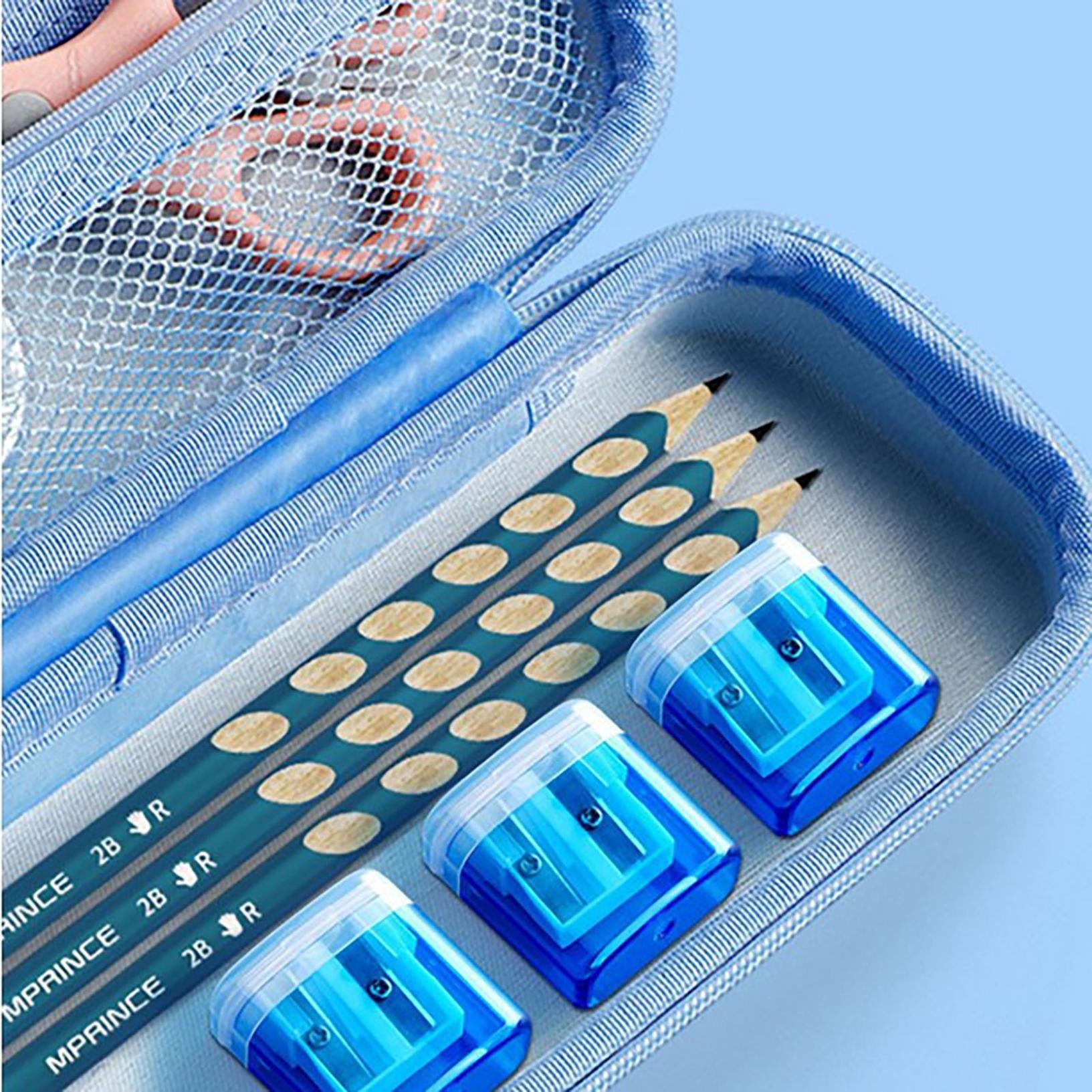 Cinvoph 12 Pcs Pencil Sharpeners Manual, Dual Holes Multicolored Handheld Pencil Sharpenerwith Lid for Adults Students Home Office