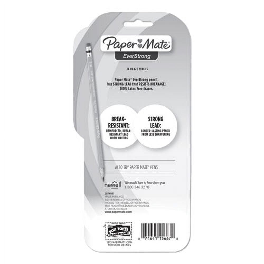 Everstrong #2 Pencils, Hb (#2), Black Lead, Yellow Barrel, 24/pack | Bundle of 5 Packs