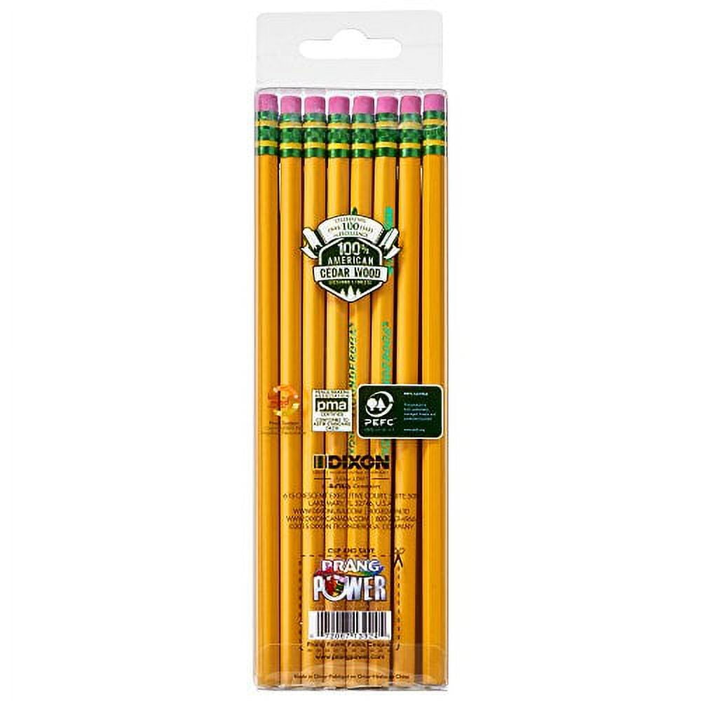 Dixon Ticonderoga Wood-Cased #2 HB Pencils, Box of 24, Yellow (13924)