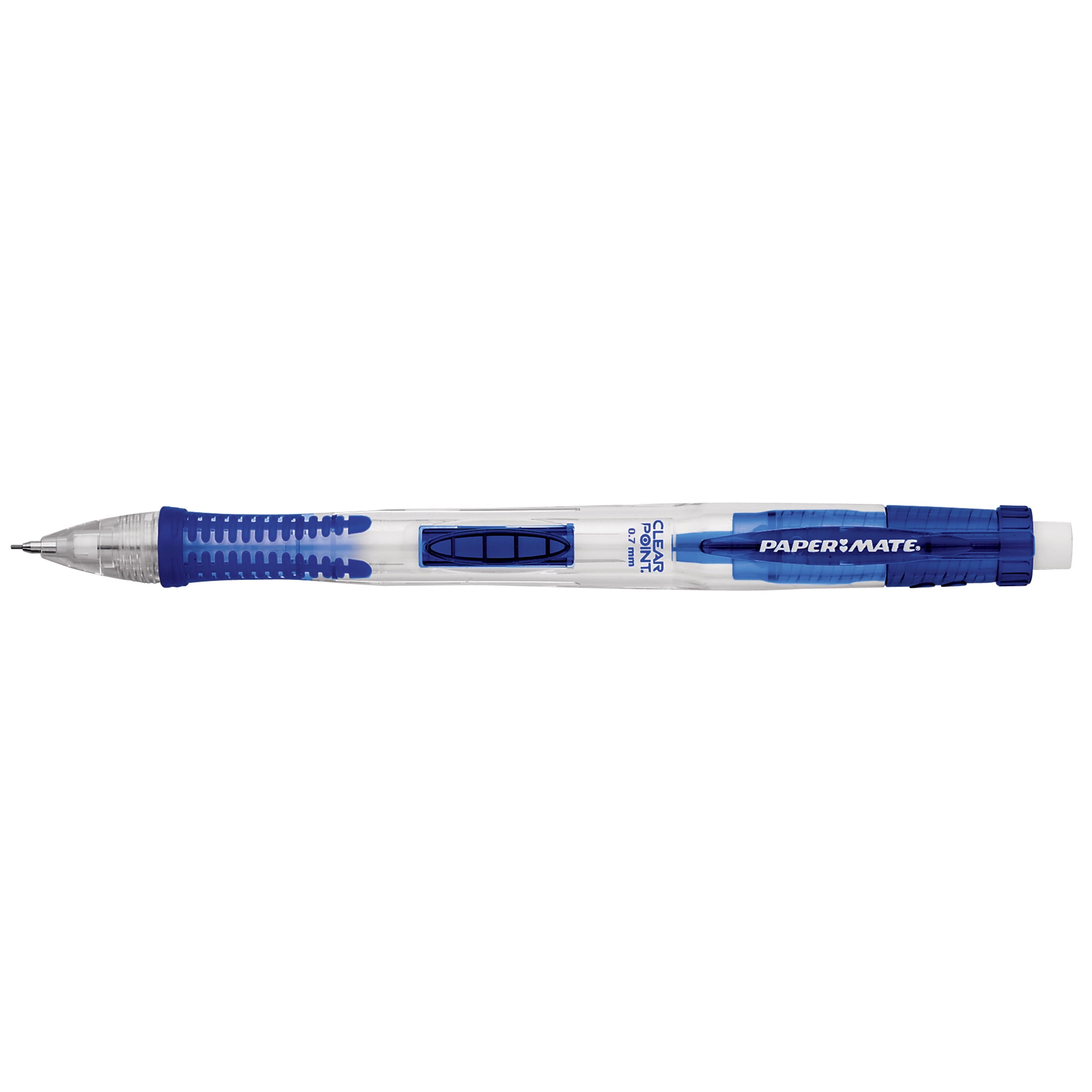 Paper Mate Clearpoint Mechanical Pencils, 0.7mm, HB #2, Blue Barrels,12 Count