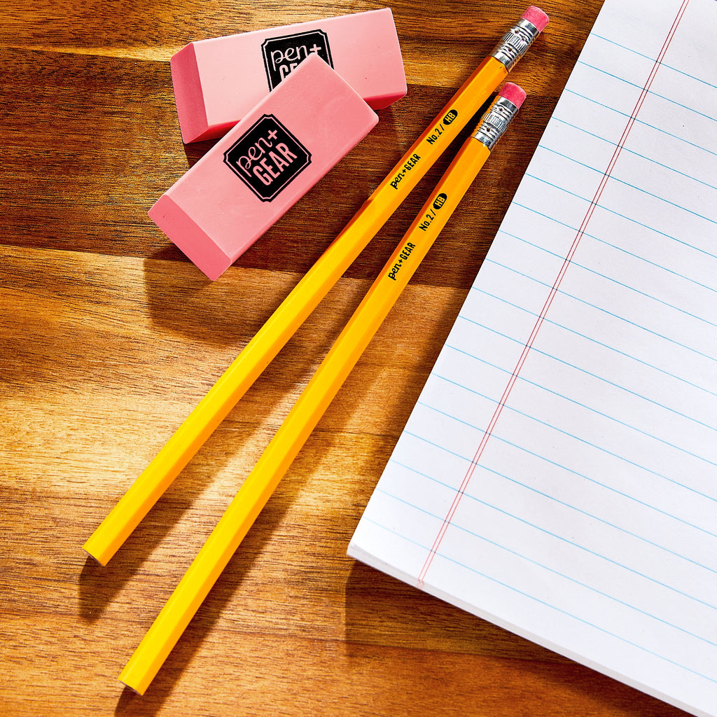 (5 pack) Pen+Gear #2 HB Sharpened Wood Pencils, Yellow, 48 Count