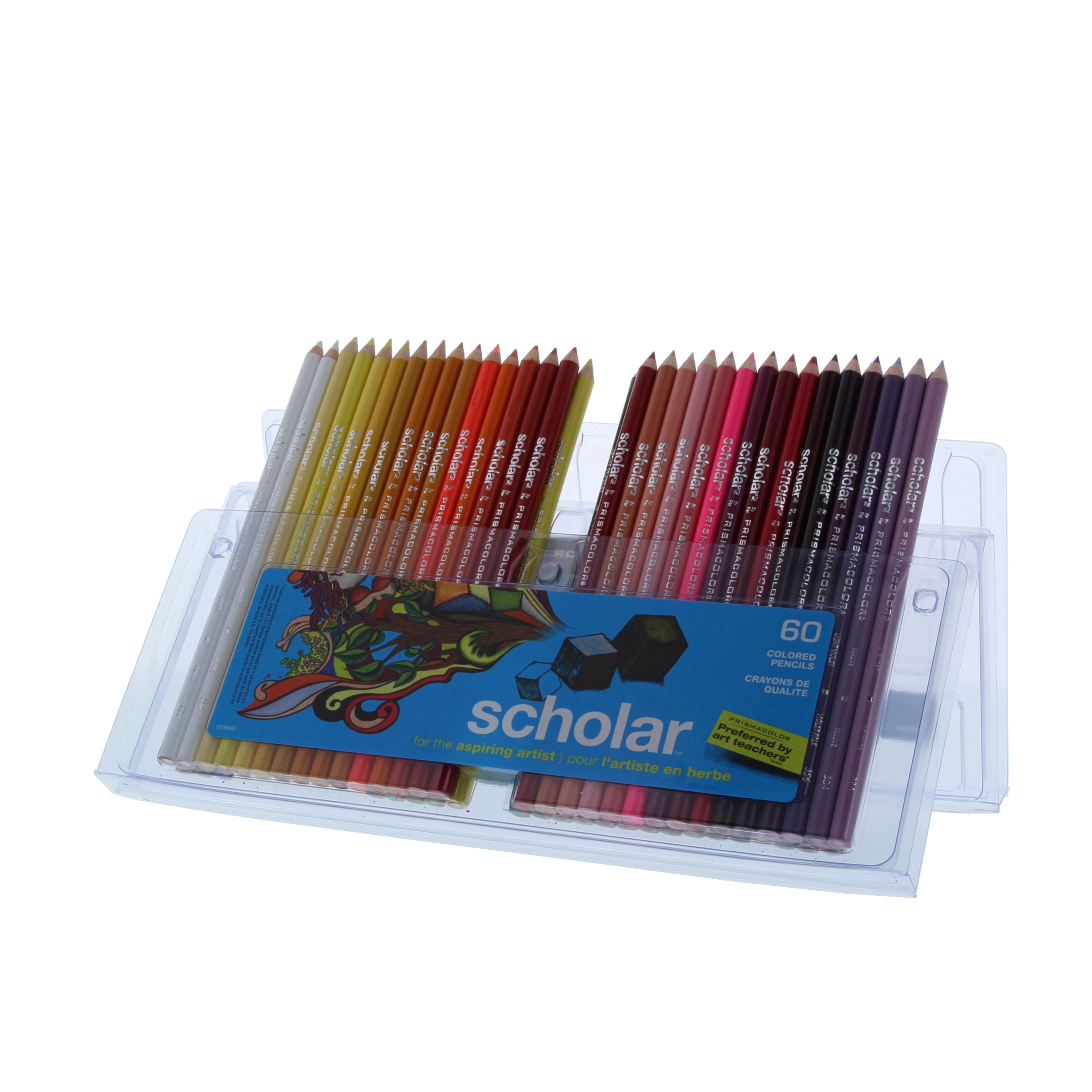 Prismacolor Scholar Colored Pencil Set, 60-Colors