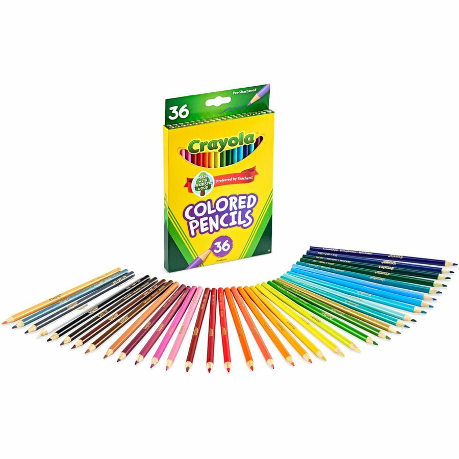 Crayola Colored Pencils, Long, 36 Ct (3 Pack) (Bundle)
