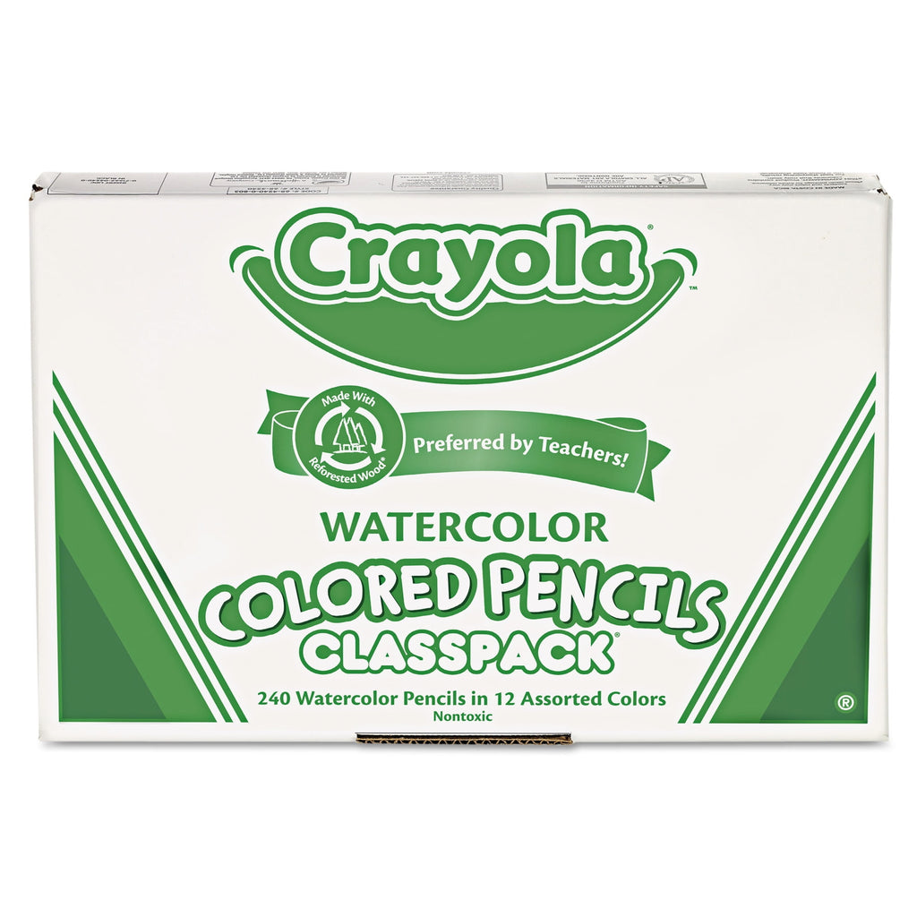 Crayola Watercolor Pencils Classpack, 240 Count