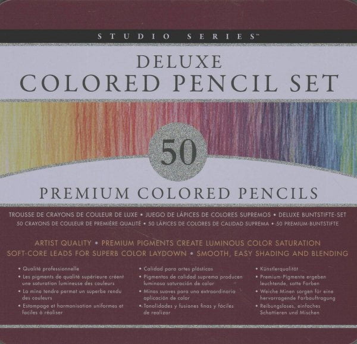Peter Pauper Press Studio Series Colored Pencils (50 Count)