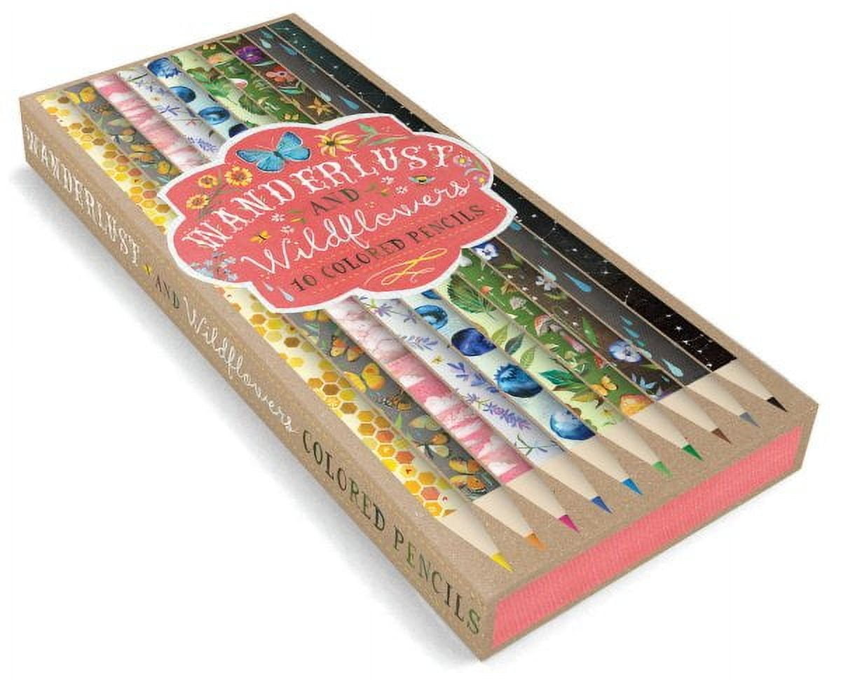 Wanderlust and Wildflowers: 10 Colored Pencils: (Colored Pencils for Sketching, Colored Pencils for Daisy-Lovers) (Other)