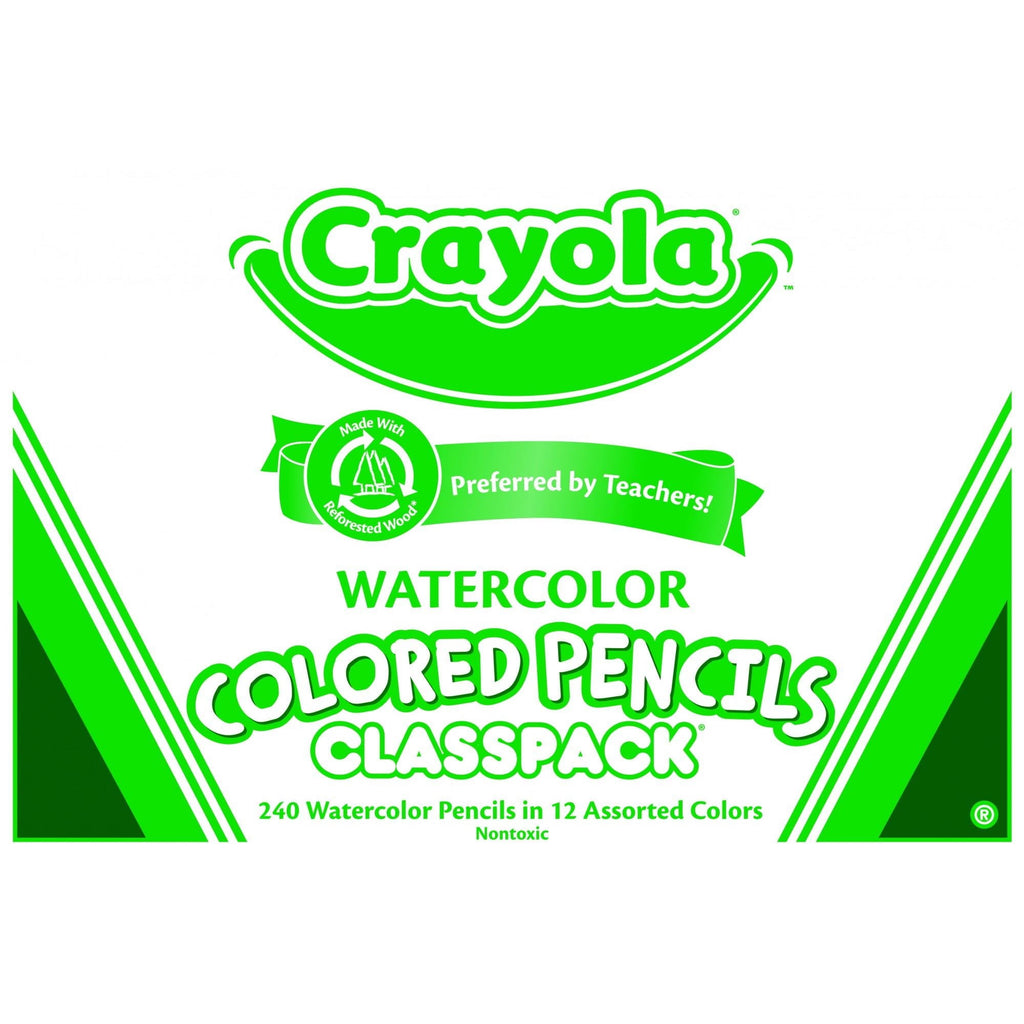 Crayola Watercolor Pencils Classpack, 240 Count