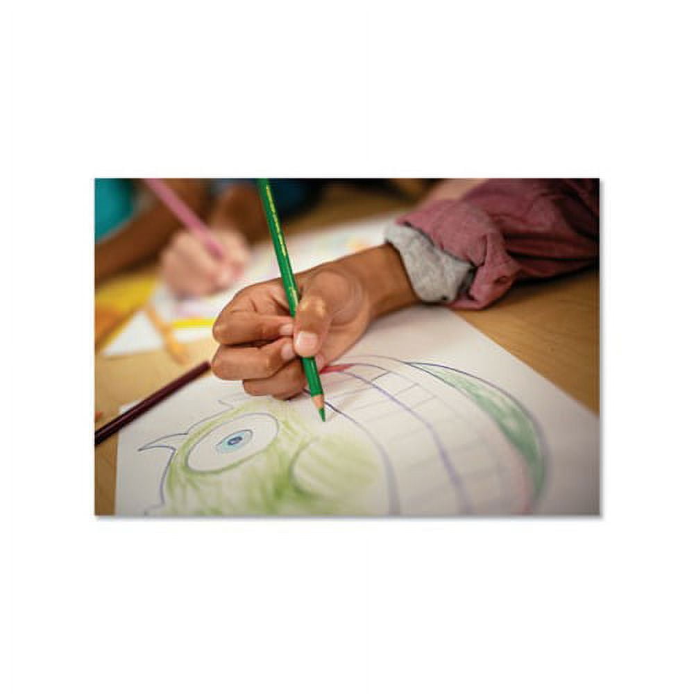 Long-Length Colored Pencil Set 3.3 mm, 2B 1, Assorted Lead/Barrel Colors, Dozen