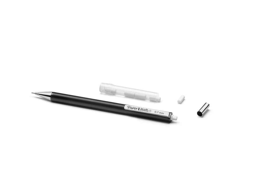 Paper Mate Advanced Mechanical Pencils, Premium Metal Barrels 0.5 mm #2 Pencils, 2 Count