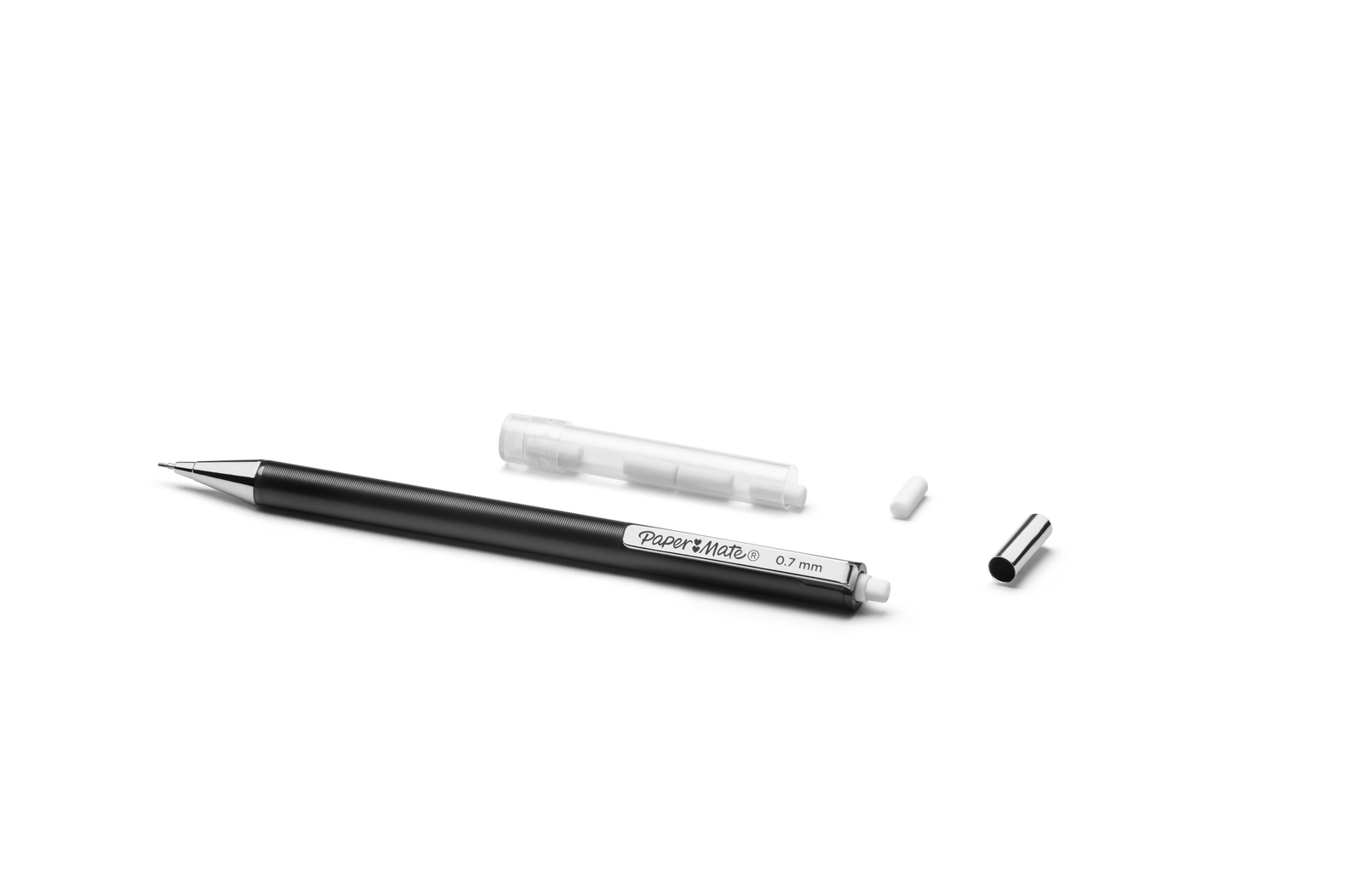 Paper Mate Advanced Mechanical Pencils, Premium Metal Barrels 0.5 mm #2 Pencils, 2 Count