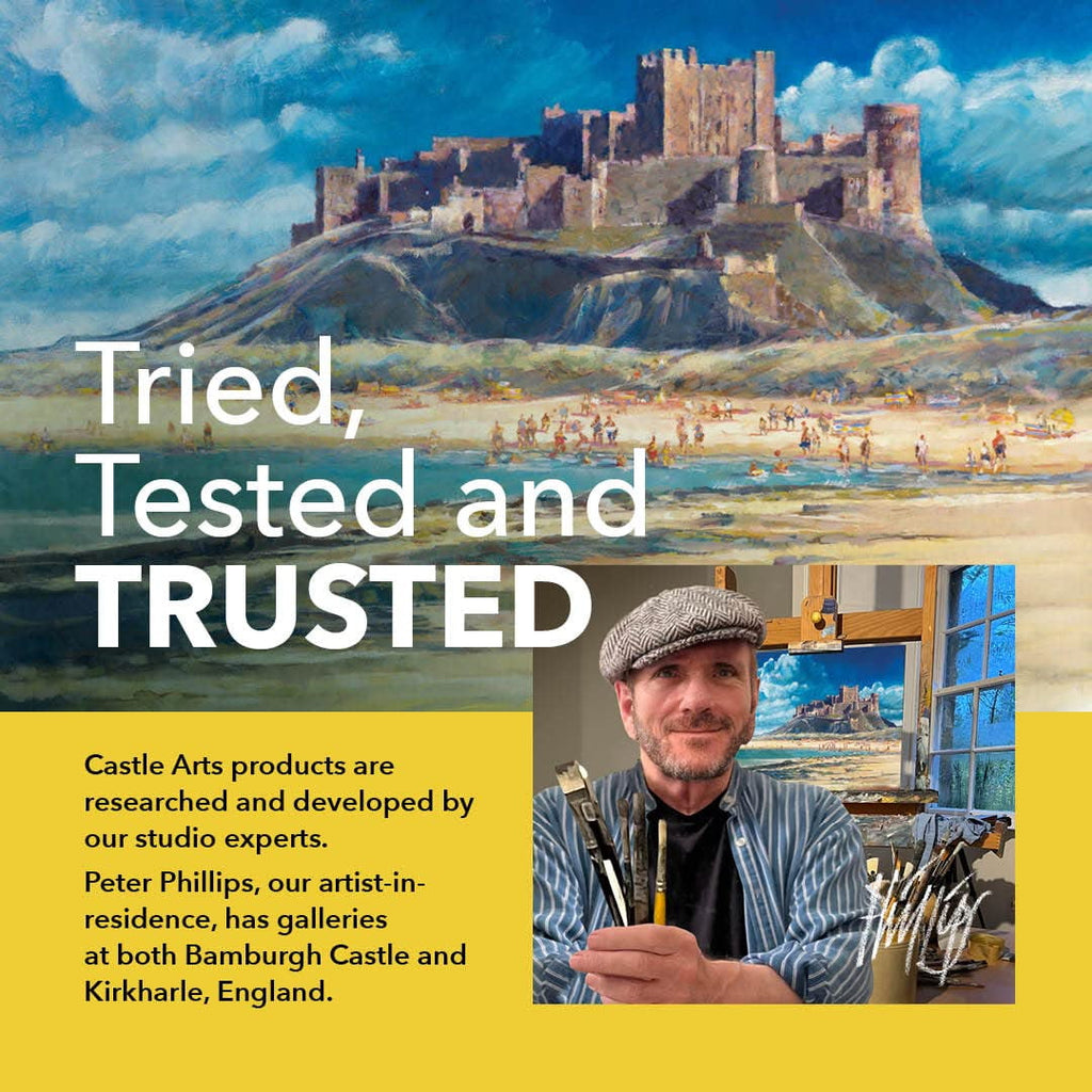 Castle Art Supplies 72 Colored Pencils Zipper-Case Set